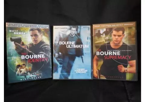 Jason Bourne Trilogy (3 DVDs)